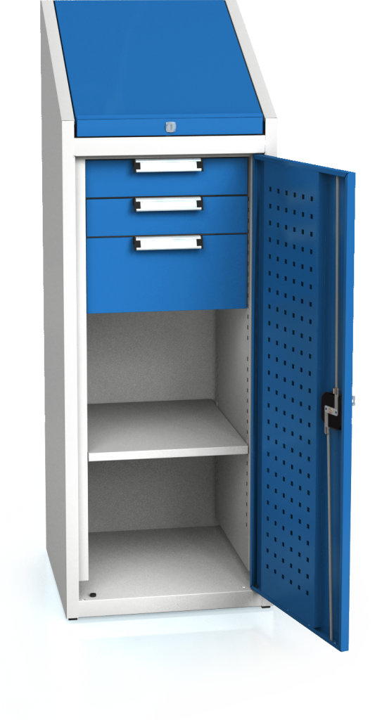 System cupboard UNI 1410 x 490 x 500 - shelves-drawers